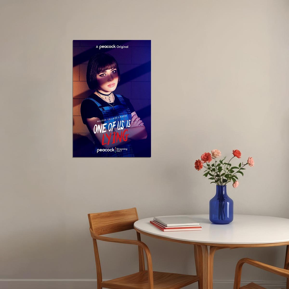 One Of Us Is Lying Full Character Movie 2021 Drama Poster Wall Art Print Home Wall Decor - xonomax