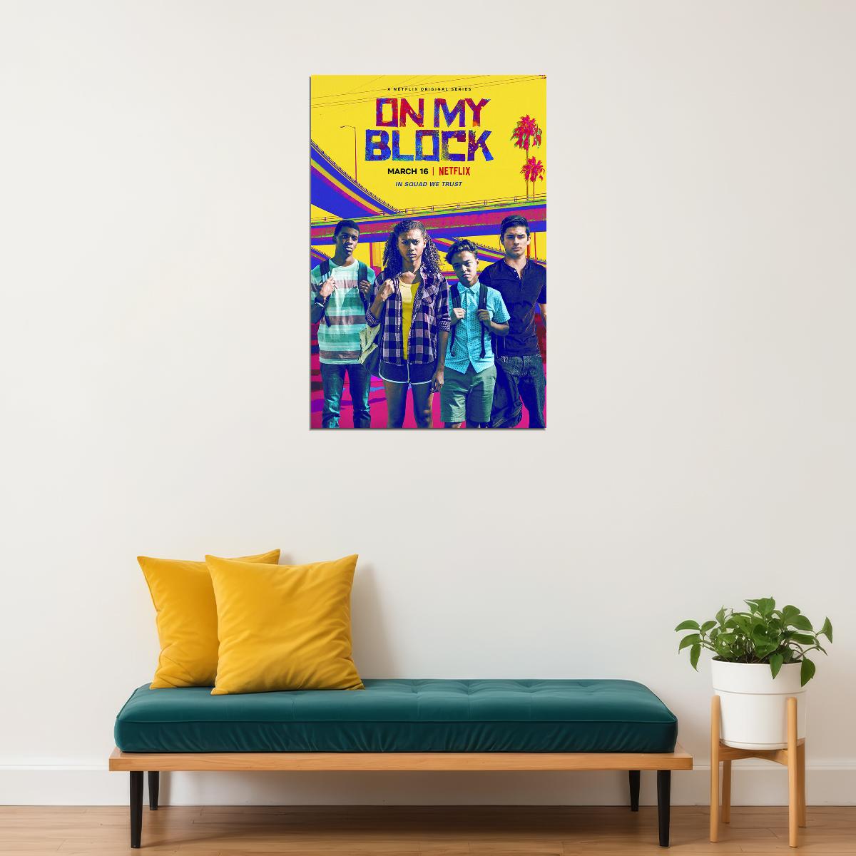 On My Block 2 Movie 2021 Action Drama Poster Wall Art Print Home Wall Decor - xonomax