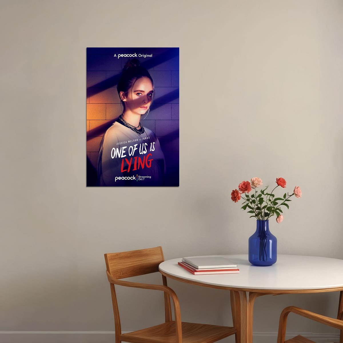 One Of Us Is Lying Full Character Movie 2021 Poster Wall Art Print Home Wall Decor - xonomax