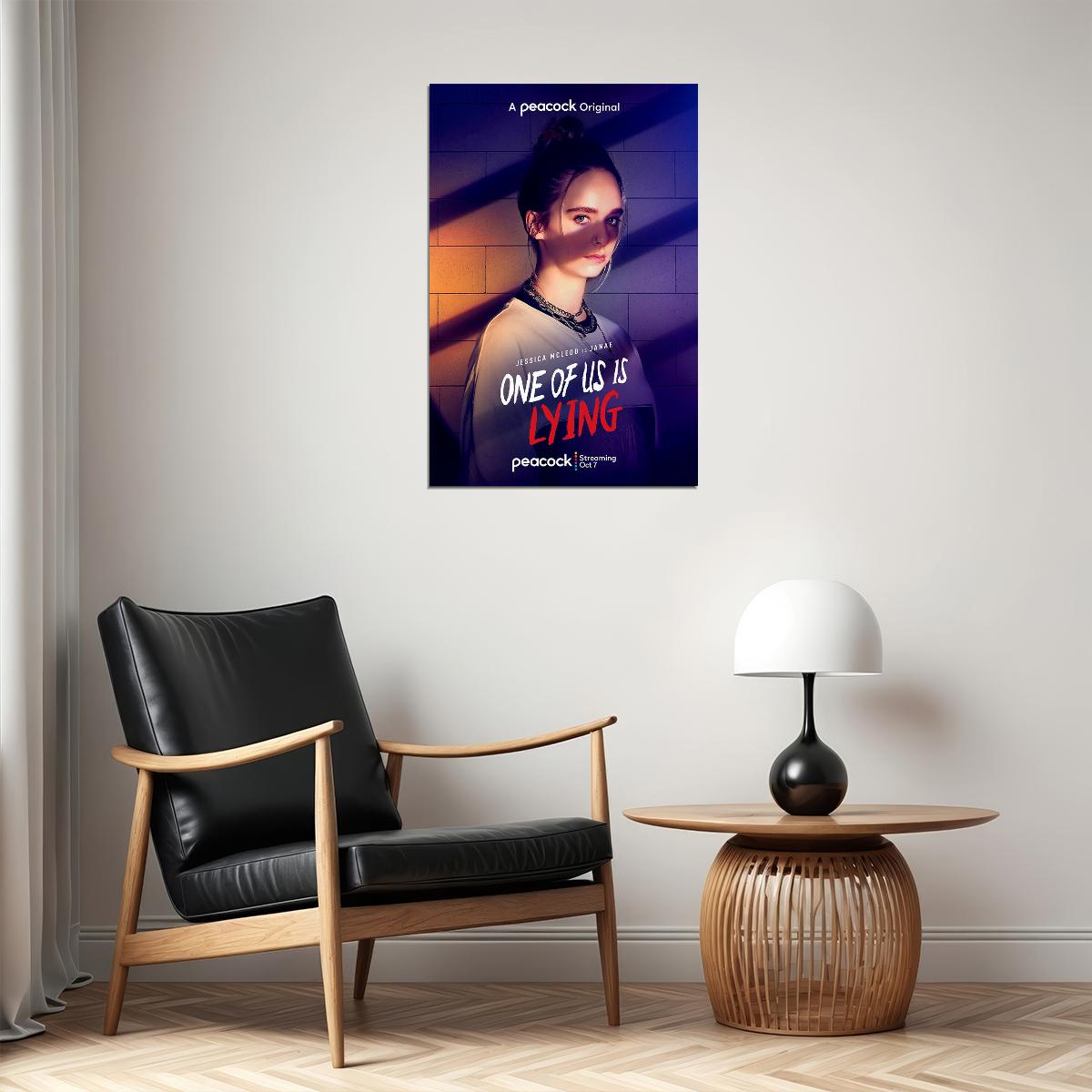 One Of Us Is Lying Full Character Movie 2021 Poster Wall Art Print Home Wall Decor - xonomax