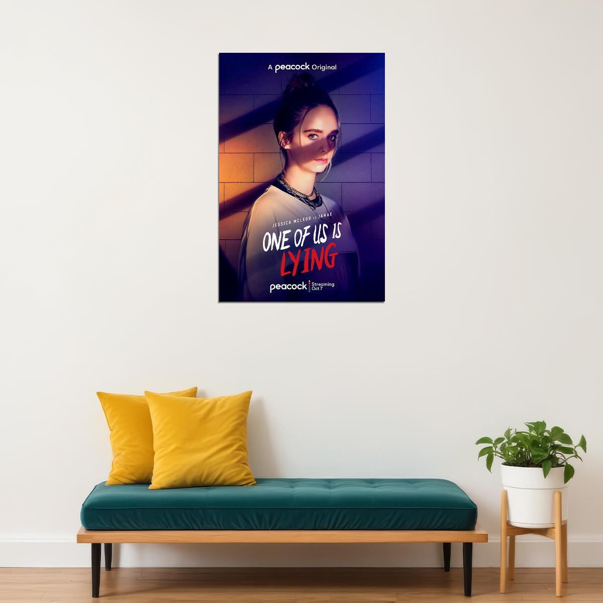 One Of Us Is Lying Full Character Movie 2021 Poster Wall Art Print Home Wall Decor - xonomax