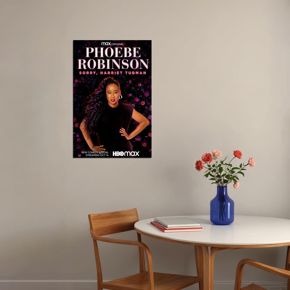Phoebe Robinson Sorry Harriet Tubman Movie Comedy Poster Wall Art Print Home Wall Decor - xonomax