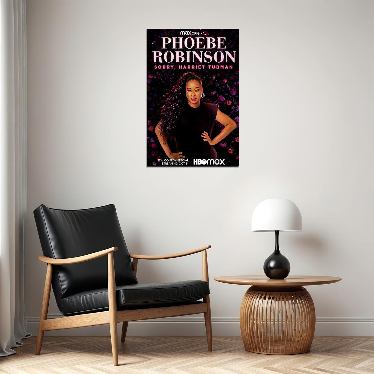 Phoebe Robinson Sorry Harriet Tubman Movie Comedy Poster Wall Art Print Home Wall Decor - xonomax