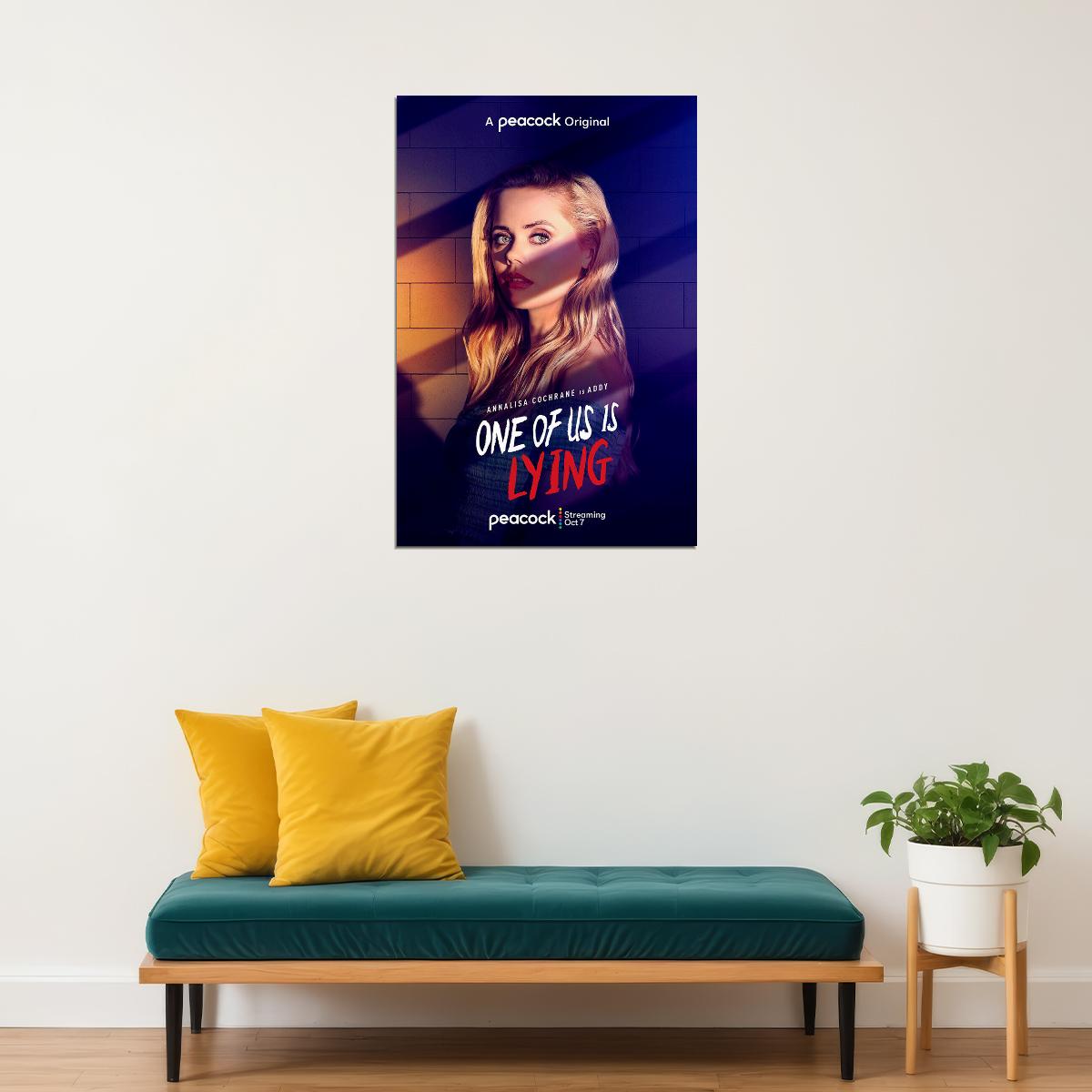 One Of Us Is Lying Movie Drama Mystery Crime Poster Wall Art Print Home Wall Decor - xonomax