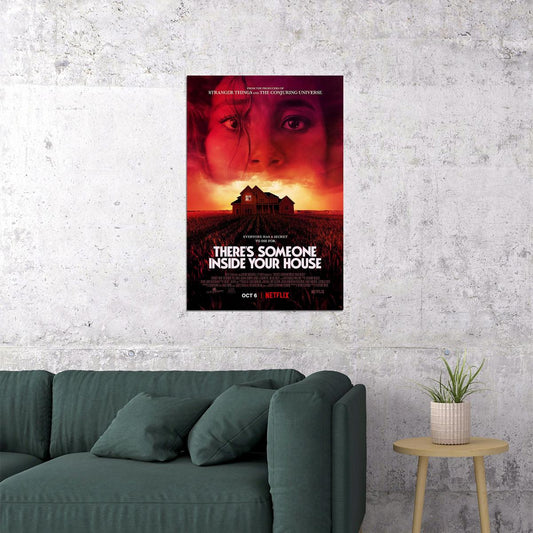 There's Someone Inside Your House Movie 2021 Horror Poster Wall Art Print Home Wall Decor - xonomax