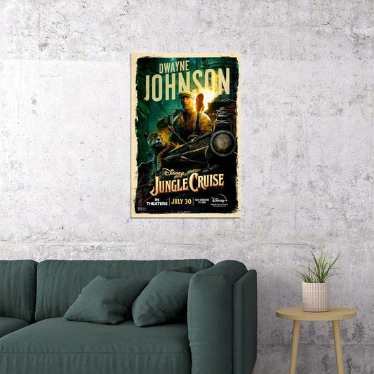 Jungle Cruise Full Character Movie 2021 Poster Wall Art Print Home Wall Decor - xonomax