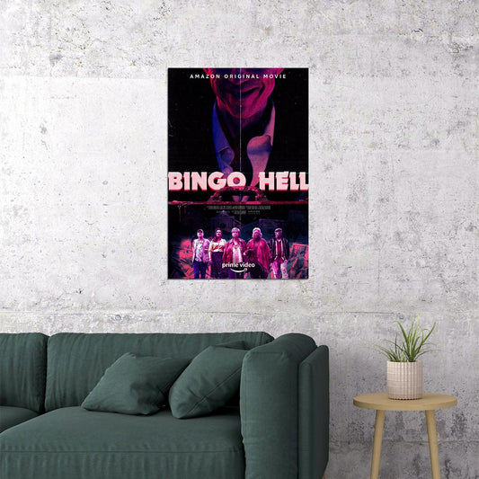 Bingo Hell Movie 2021 Comedy Fantasy Horror Poster Wall Art Print Home Wall Decor - xonomax