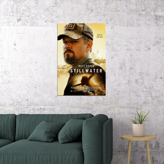 Stillwater Movie 2021 Crime Drama Thriller Poster Wall Art Print Home Wall Decor - xonomax