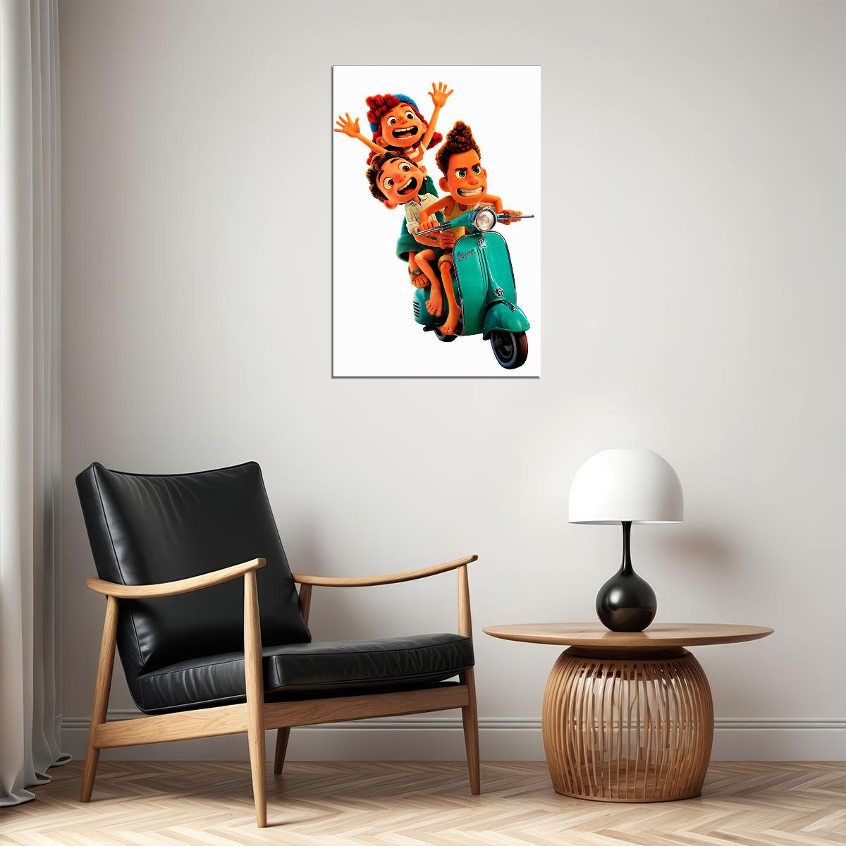 Luca Full Character Movie 2021 Excitement Comedy Poster Wall Art Print Home Wall Decor - xonomax