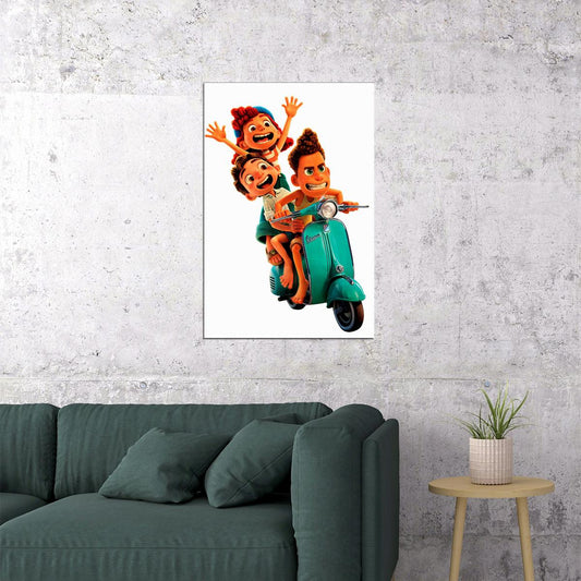 Luca Full Character Movie 2021 Excitement Comedy Poster Wall Art Print Home Wall Decor - xonomax
