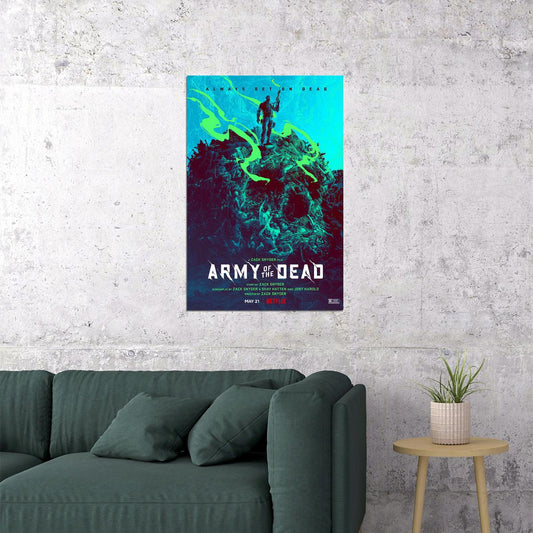 Army Of The Dead Movie 2021 Always Dad On Dead Crime Poster Wall Art Print Home Wall Decor - xonomax