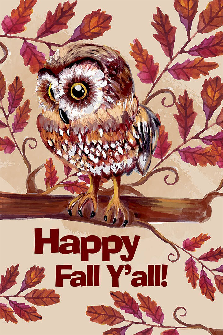 Happy Fall Y'all Pumpkin Garden Autumn House Garden Flag Poster Wall Art Print Home Wall Decor - xonomax