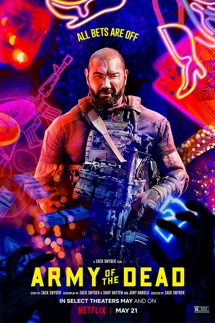 Army Of The Dead Movie 2021 Excitement Action Poster Wall Art Print Home Wall Decor - xonomax