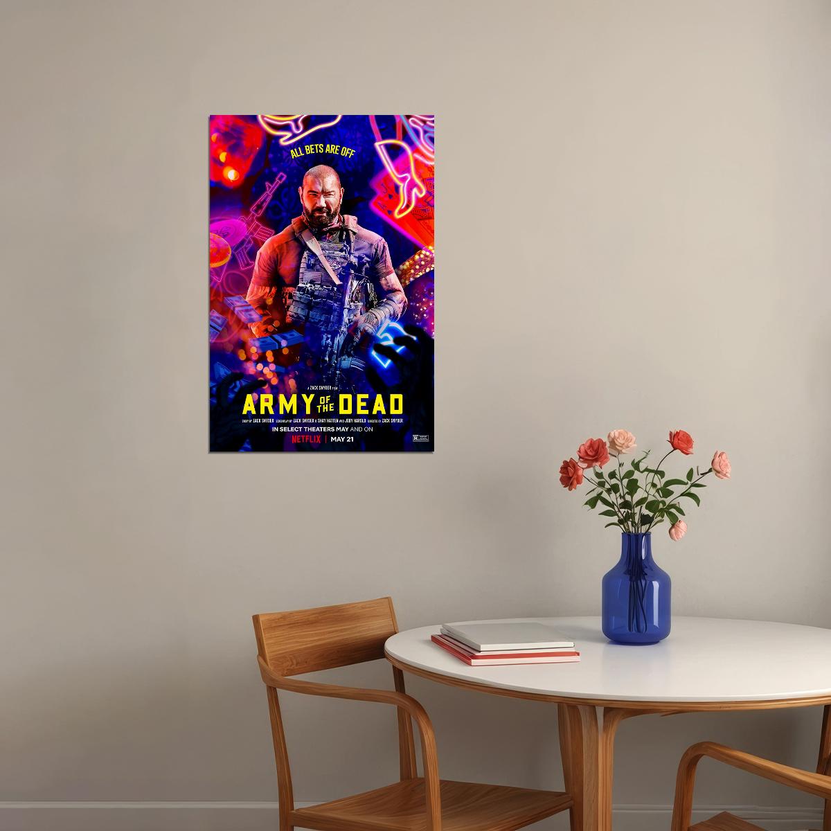 Army Of The Dead Movie 2021 Excitement Action Poster Wall Art Print Home Wall Decor - xonomax