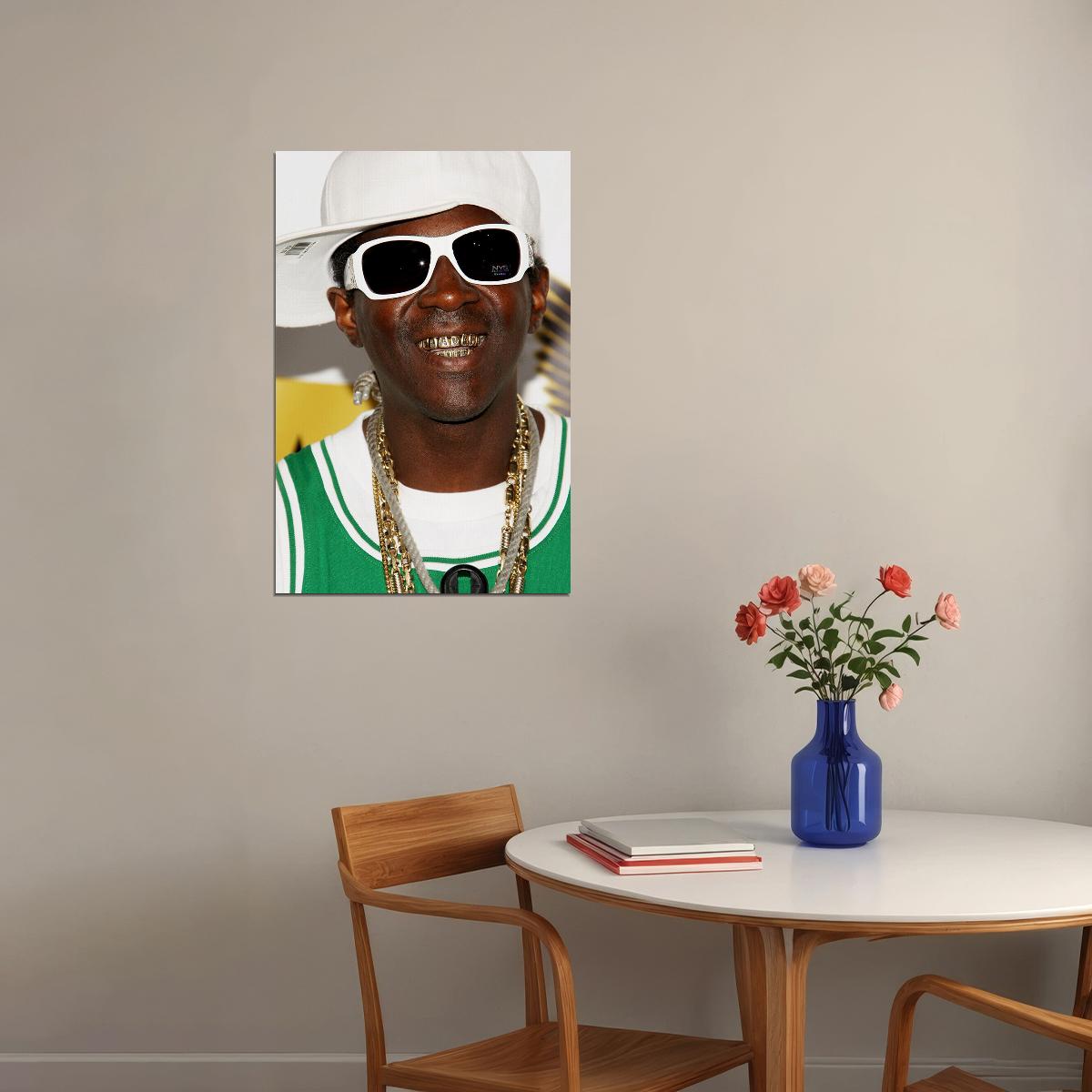 Flavour Flav Celebrity Rapper Music Singer Poster Wall Art Print Home Wall Decor - xonomax