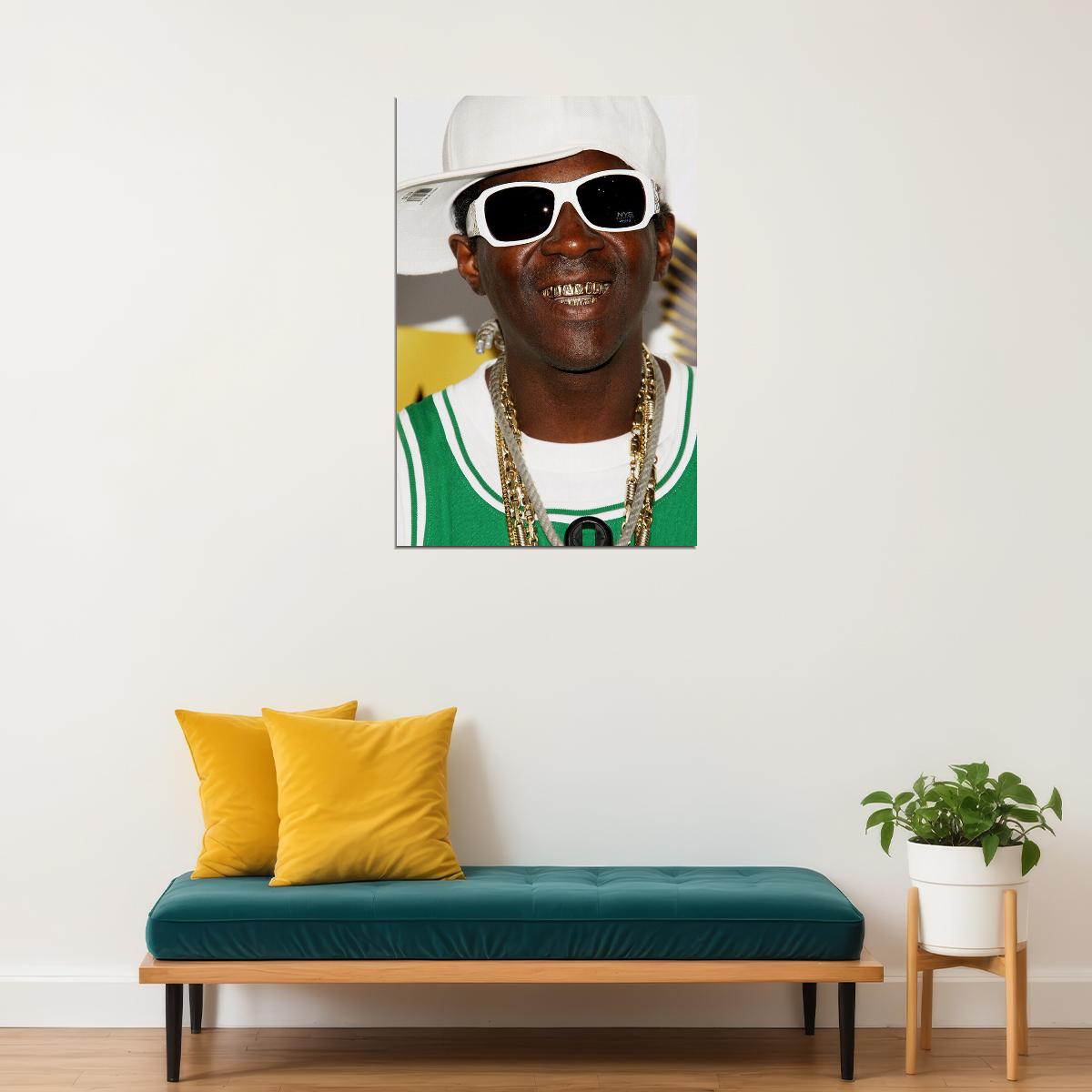 Flavour Flav Celebrity Rapper Music Singer Poster Wall Art Print Home Wall Decor - xonomax