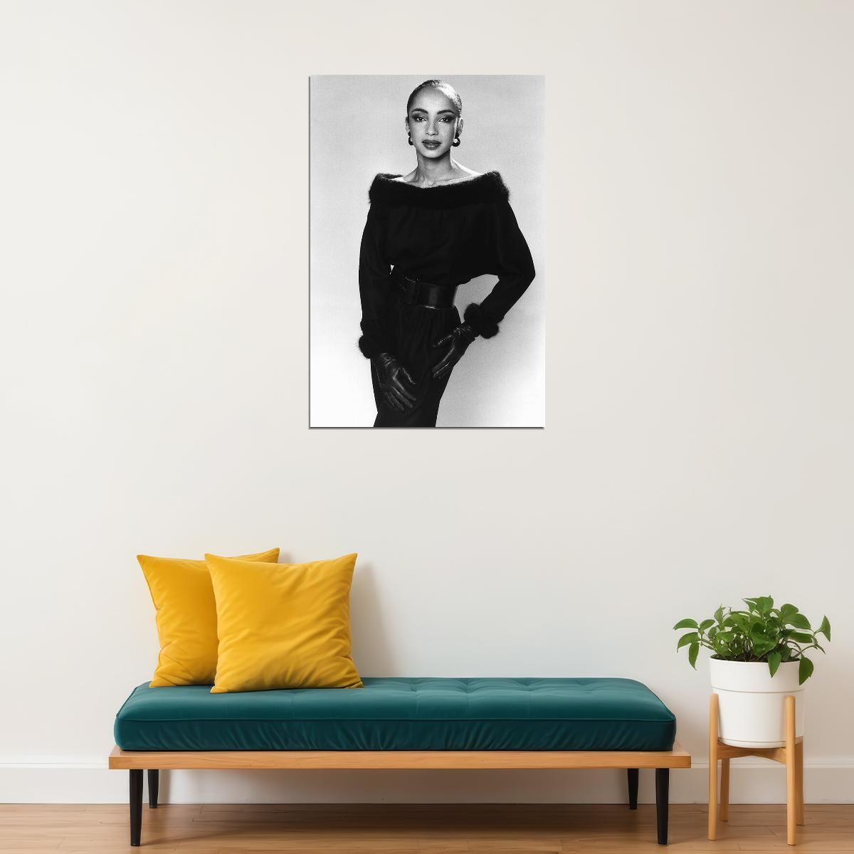 Sade 80's 90's Singer Music Producer Composer Poster Wall Art Print Home Wall Decor - xonomax