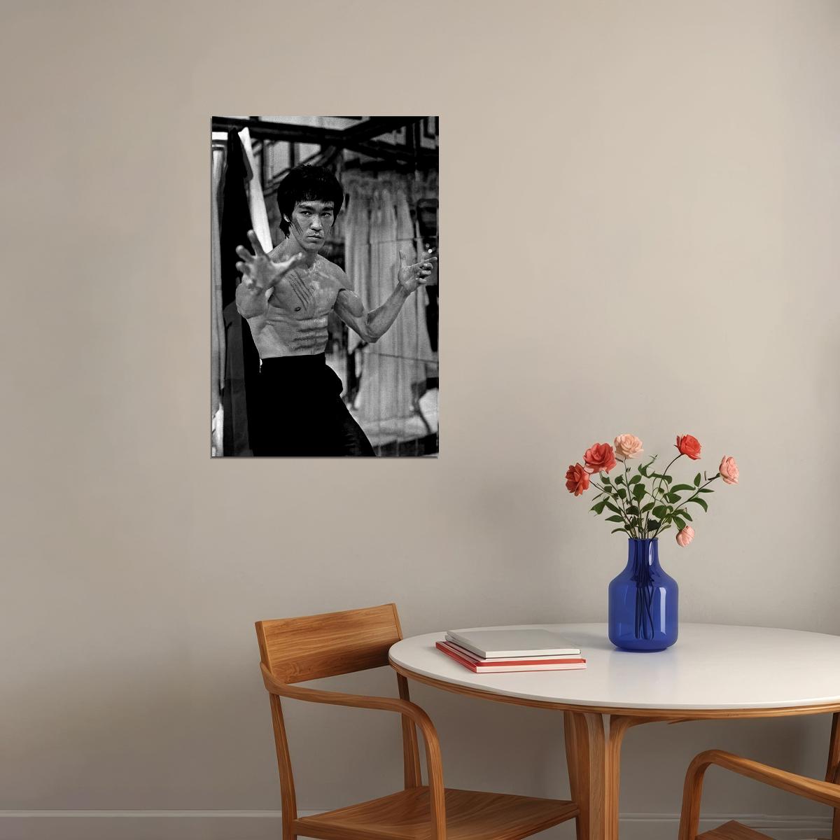 Enter The Dragon 80's 90's Movie Action Poster Wall Art Print Home Wall Decor - xonomax