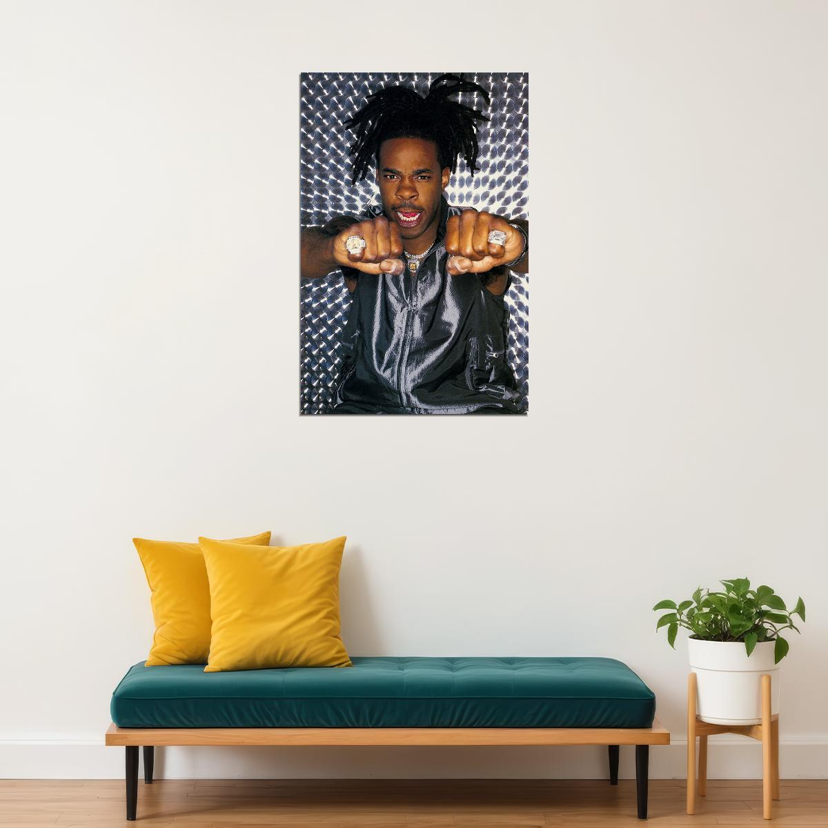 Busta Rhymes Singer Hip Hop Music Rapper Poster Wall Art Print Home Wall Decor - xonomax