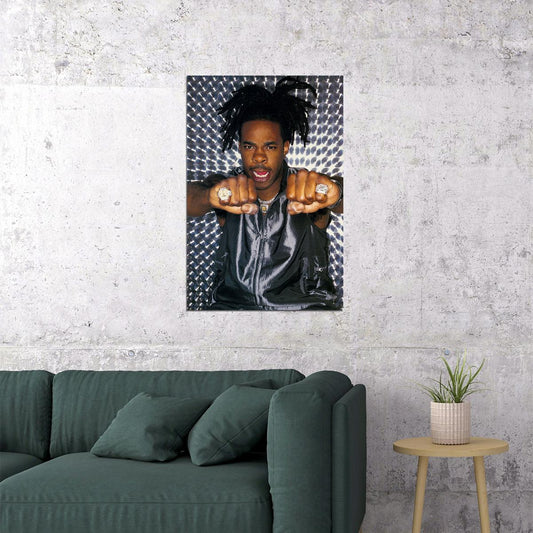 Busta Rhymes Singer Hip Hop Music Rapper Poster Wall Art Print Home Wall Decor - xonomax
