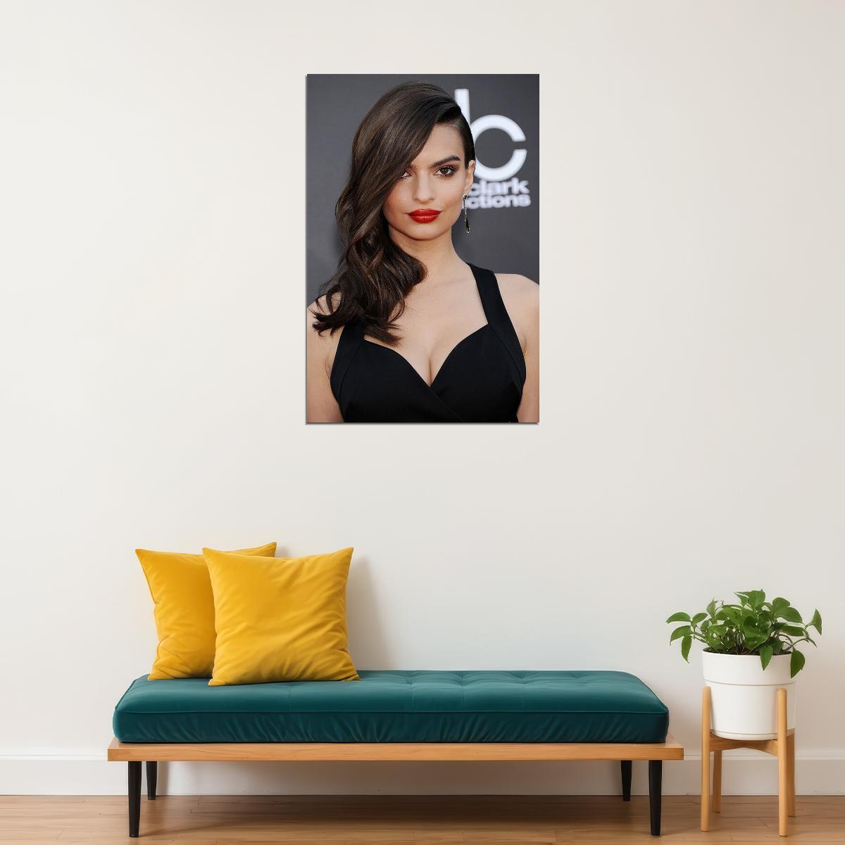 Emily Ratajkowski Movie Actress Hot Model Poster Wall Art Print Home Wall Decor - xonomax
