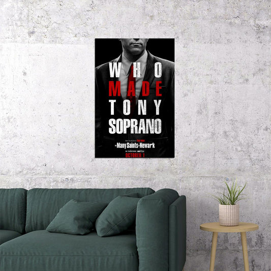 The Many Saints Of Newark Full Character Movie Crime Poster Wall Art Print Home Wall Decor - xonomax