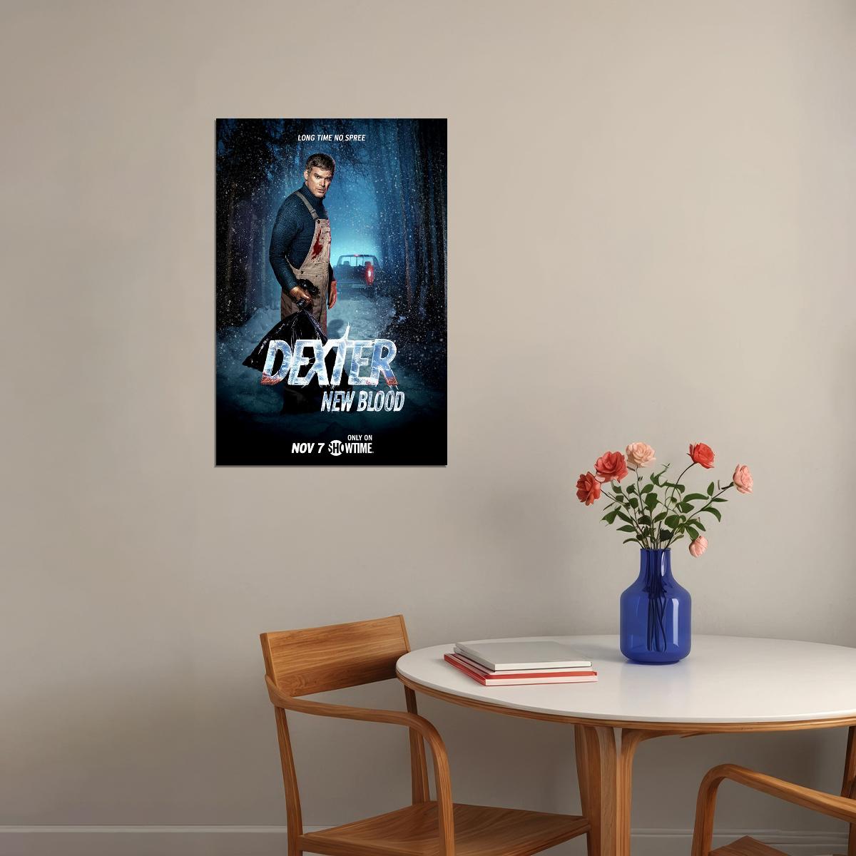 Dexter New Blood Movie Crime Drama Mystery Poster Wall Art Print Home Wall Decor - xonomax