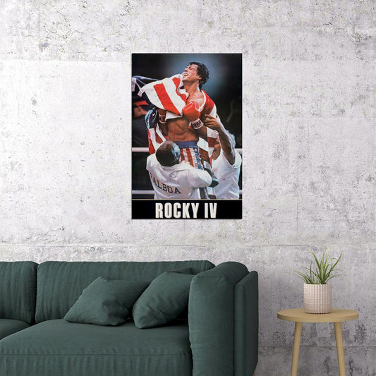 Rocky 4 Movie Drama Sport Adventure Poster Wall Art Print Home Wall Decor - xonomax