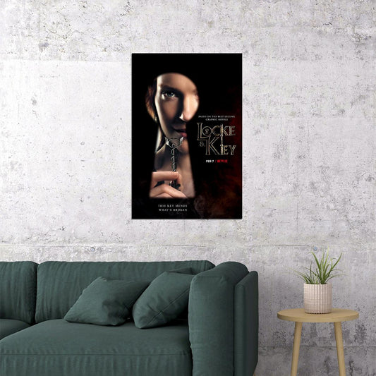 Locke And Key Movie Horror Fantasy Drama Poster Wall Art Print Home Wall Decor - xonomax