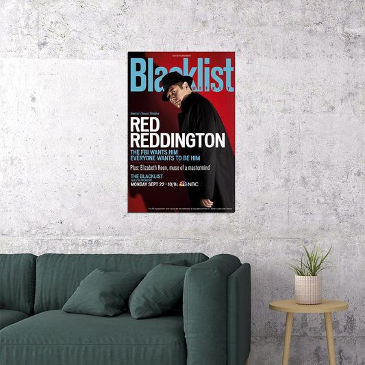 The Blacklist Movie Crime Mystery Drama Poster Wall Art Print Home Wall Decor - xonomax