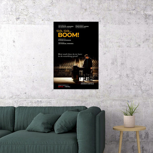 Tick Tick... Boom Movie Biography Drama Musical Poster Wall Art Print Home Wall Decor - xonomax