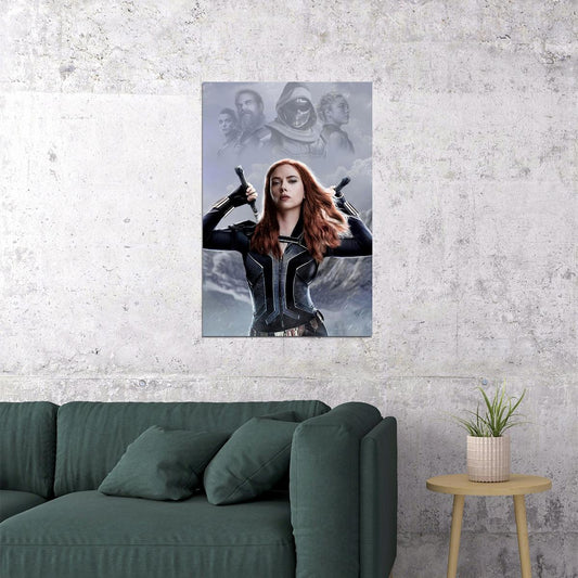 Black Widow Movie Excitement Action Poster Wall Art Print Home Wall Decor - xonomax