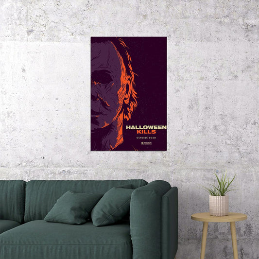 Halloween Kills Movie Horror Thriller Action Poster Wall Art Print Home Wall Decor - xonomax
