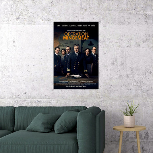 Operation Mincemeat Movie War Drama Poster Wall Art Print Home Wall Decor - xonomax