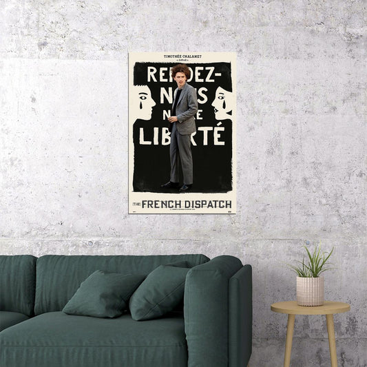 The French Dispatch Movie Comedy Drama Romantic Poster Wall Art Print Home Wall Decor - xonomax