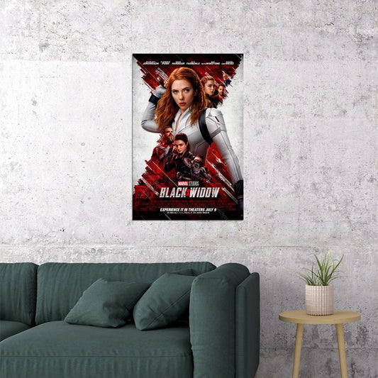 Black Widow Movie Excitement Action Poster Wall Art Print Home Wall Decor - xonomax