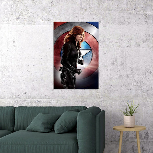 Black Widow Movie Action Adventure Excitement Poster Wall Art Print Home Wall Decor - xonomax