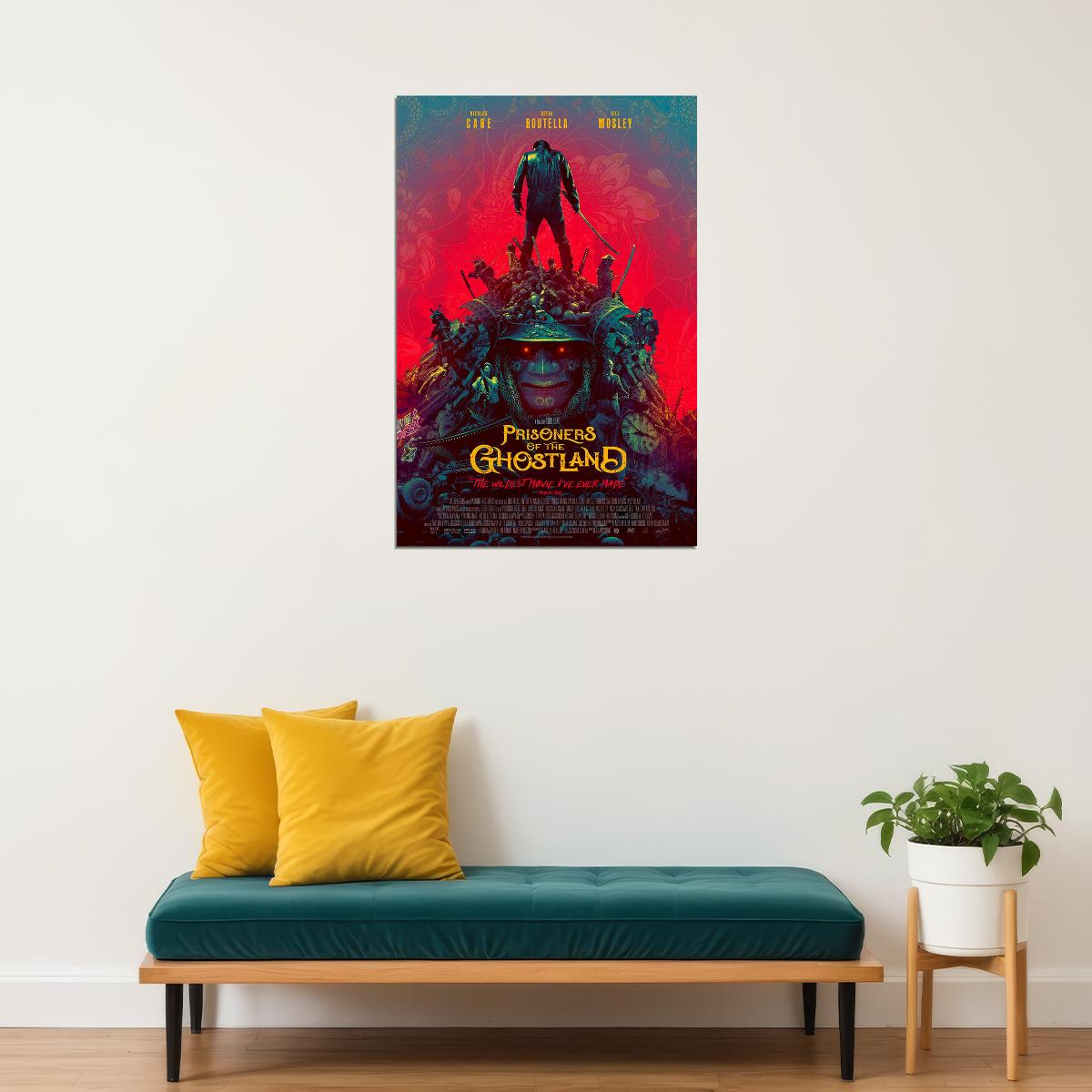 Prisoners Of The Ghostland Movie Science Fiction Poster Wall Art Print Home Wall Decor - xonomax