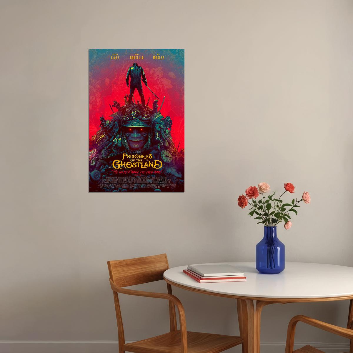 Prisoners Of The Ghostland Movie Science Fiction Poster Wall Art Print Home Wall Decor - xonomax