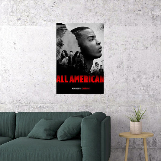 All American Movie Sport Action Adventure Drama Poster Wall Art Print Home Wall Decor - xonomax