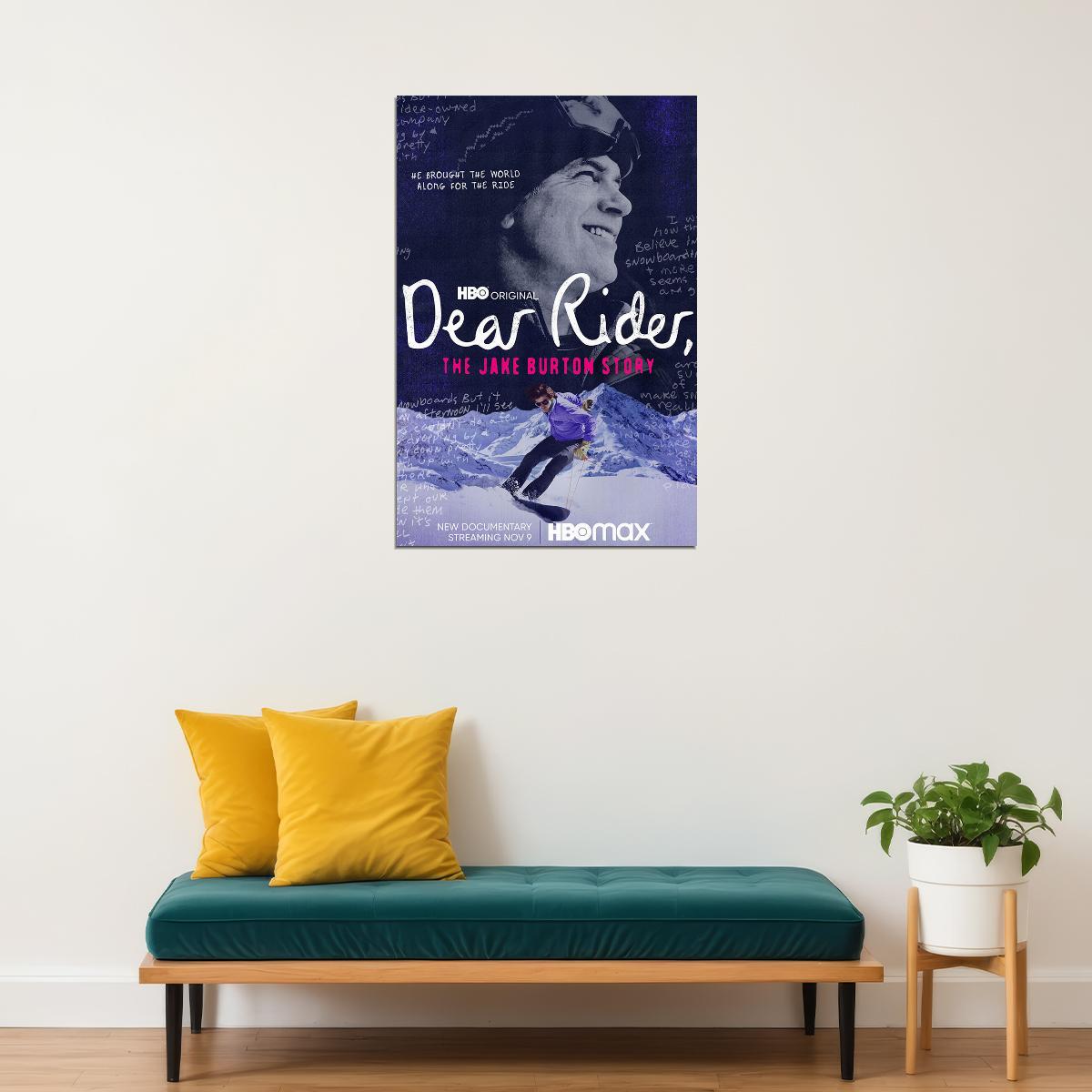 Dear Rider Movie Documentary Sport Poster Wall Art Print Home Wall Decor - xonomax