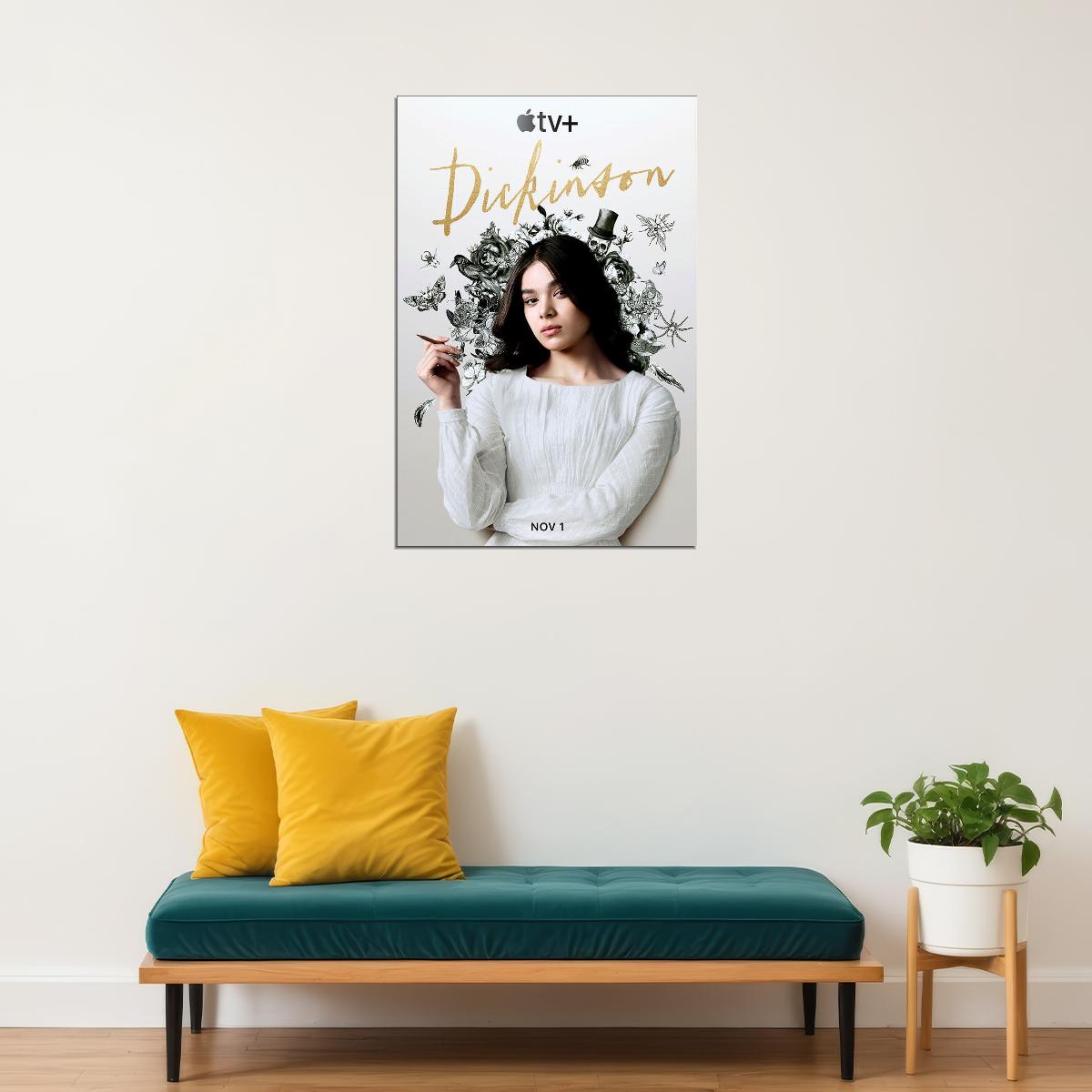 Dickinson Movie Biography Comedy Drama Poster Wall Art Print Home Wall Decor - xonomax