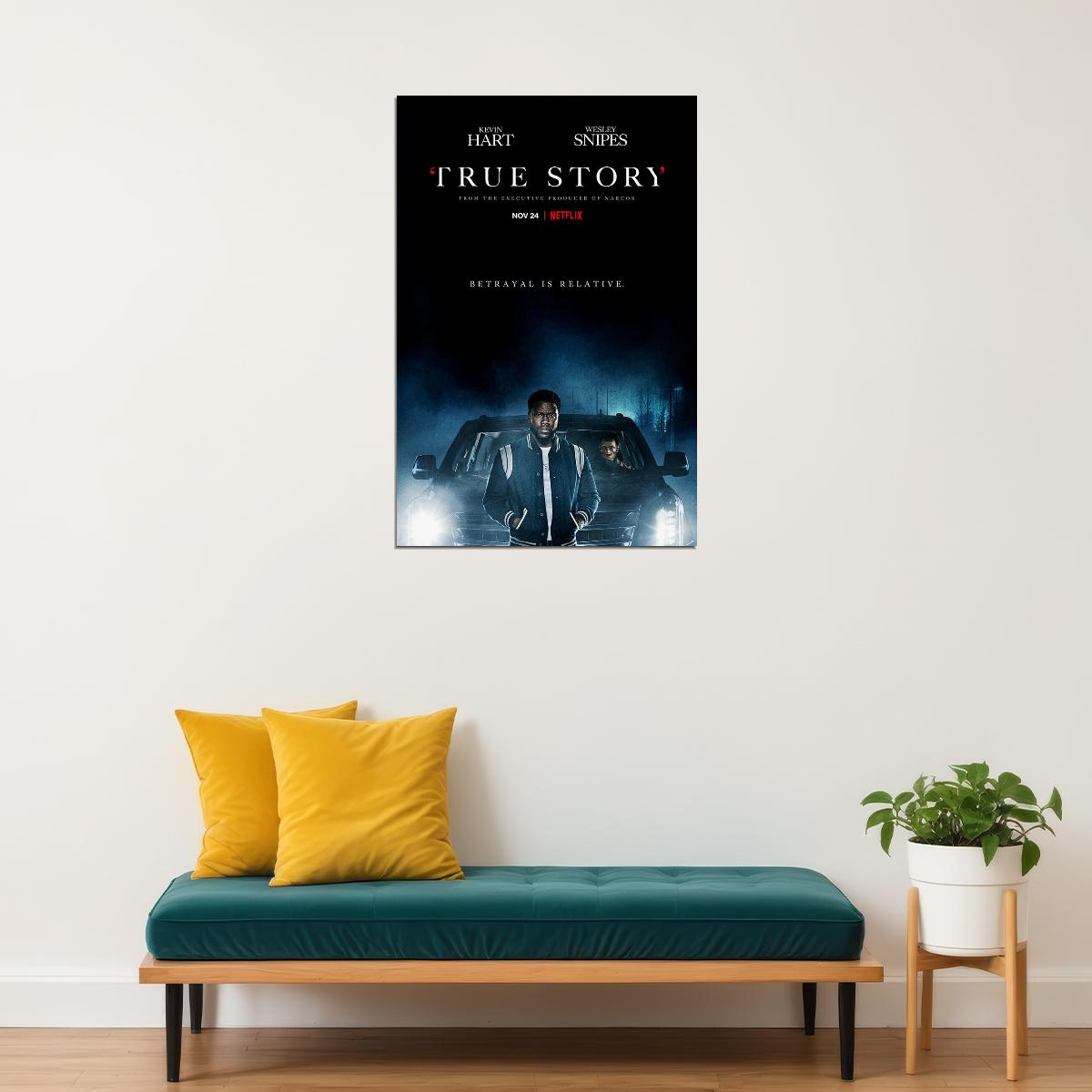 True Story Movie Crime Drama Thriller Poster Wall Art Print Home Wall Decor - xonomax