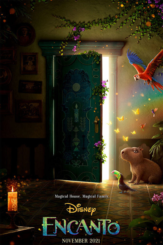 Encanto Movie Drama Animation Comedy Poster Wall Art Print Home Wall Decor - xonomax