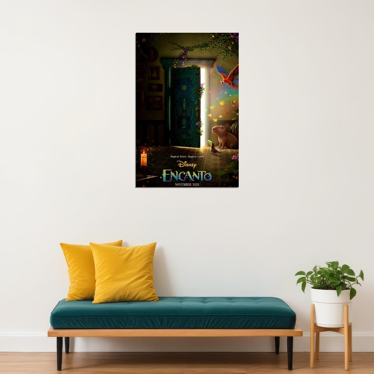 Encanto Movie Drama Animation Comedy Poster Wall Art Print Home Wall Decor - xonomax