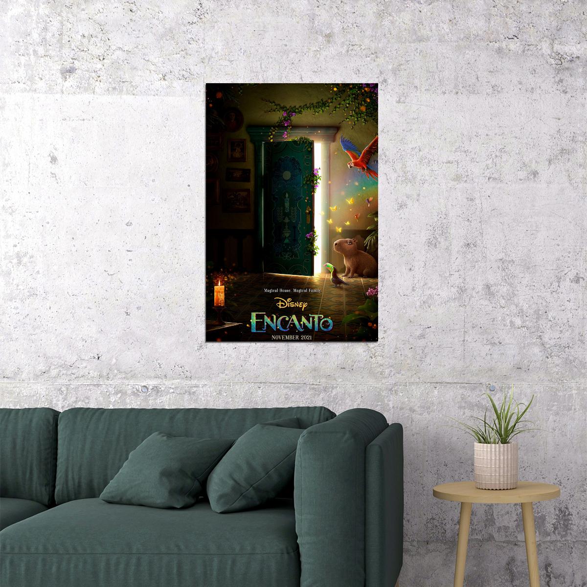 Encanto Movie Drama Animation Comedy Poster Wall Art Print Home Wall Decor - xonomax