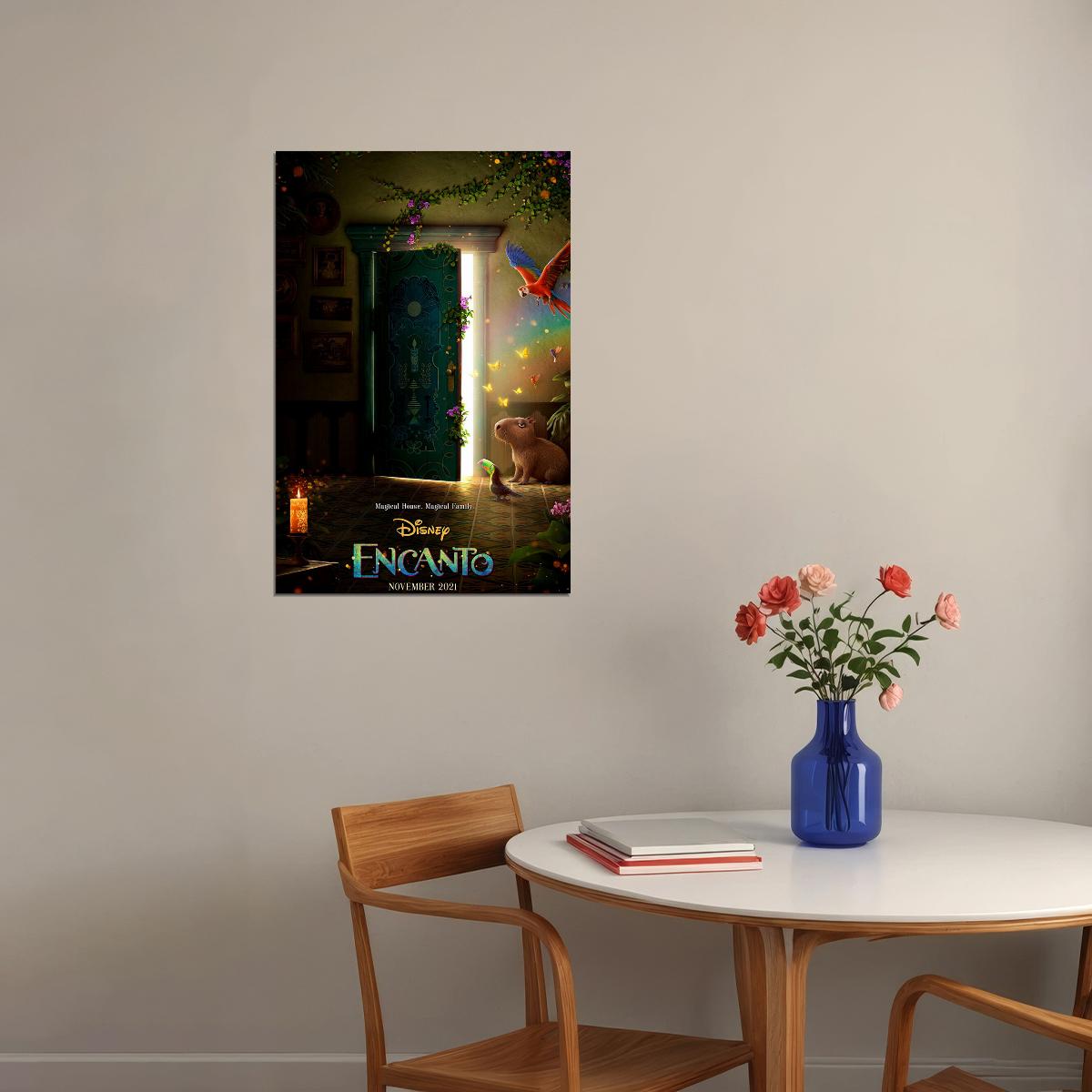 Encanto Movie Drama Animation Comedy Poster Wall Art Print Home Wall Decor - xonomax