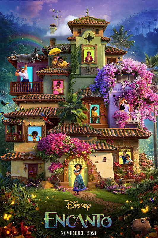Encanto Movie Animation Comedy Drama Poster Wall Art Print Home Wall Decor - xonomax