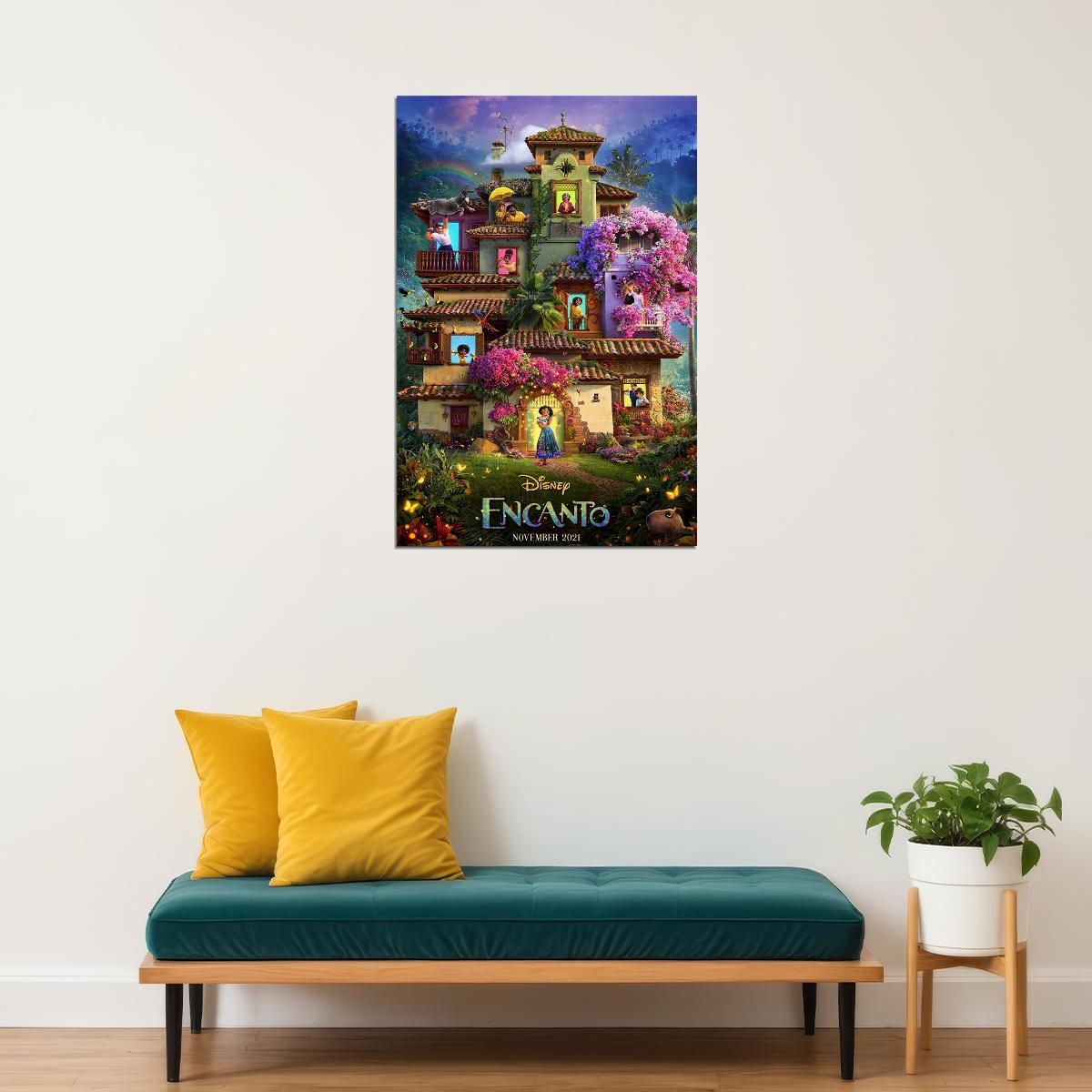 Encanto Movie Animation Comedy Drama Poster Wall Art Print Home Wall Decor - xonomax
