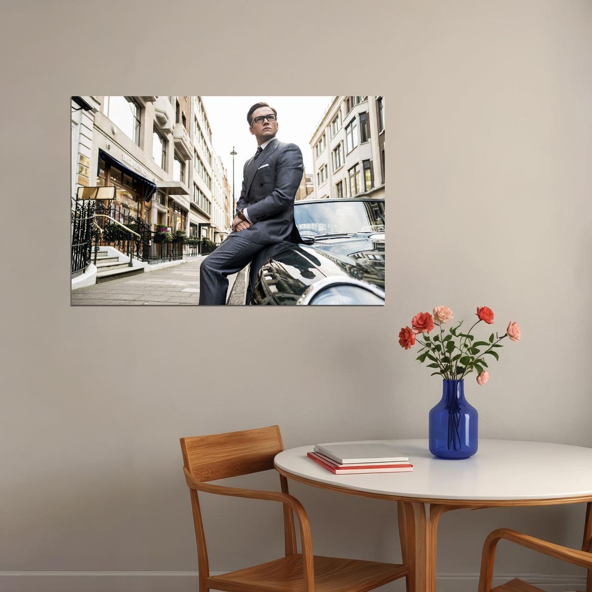 Taron Welsh Cinema Actor Famous Artist Poster Wall Art Print Home Wall Decor - xonomax
